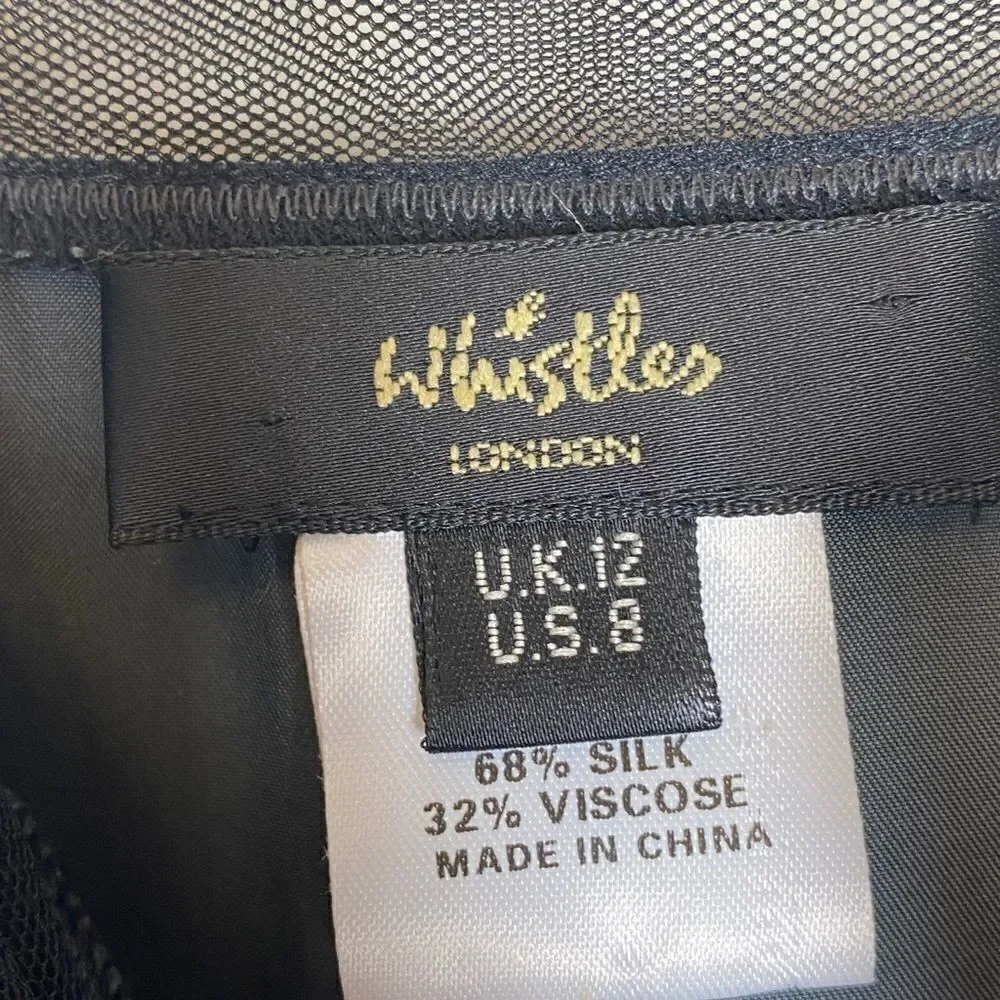 Whistles London Silk Slip Dress - Picture 3 of 3